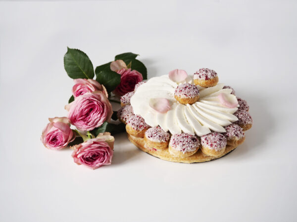 Saint-Honoré framboise et litchi