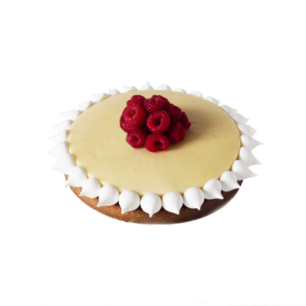 Tarte citron et framboise