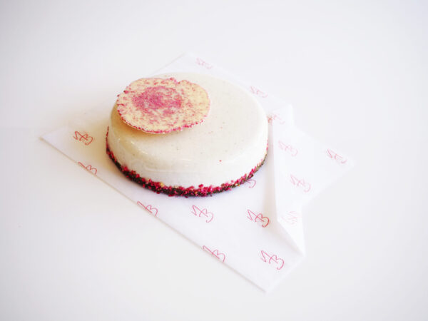 Entremets pêche et verveine