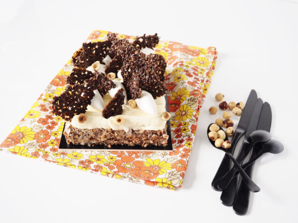 Entremets noisette & citron