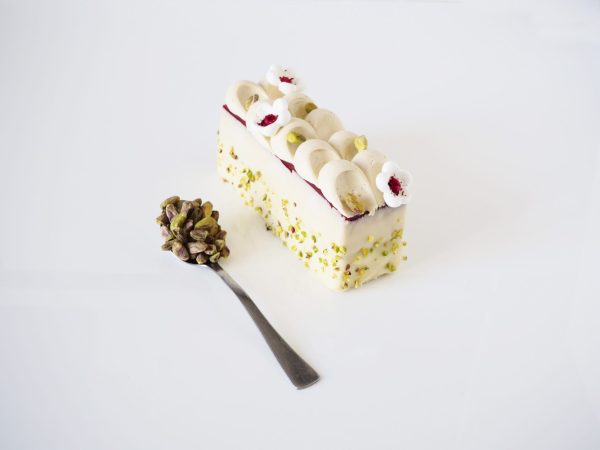 Cakissime glaçé fraise, vanille et pistache